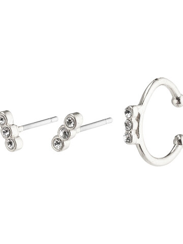 Pilgrim Jewellery Samanda Earring Set Silver