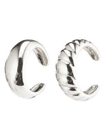 Pilgrim Jewellery Helga Ear Cuff Set Silver
