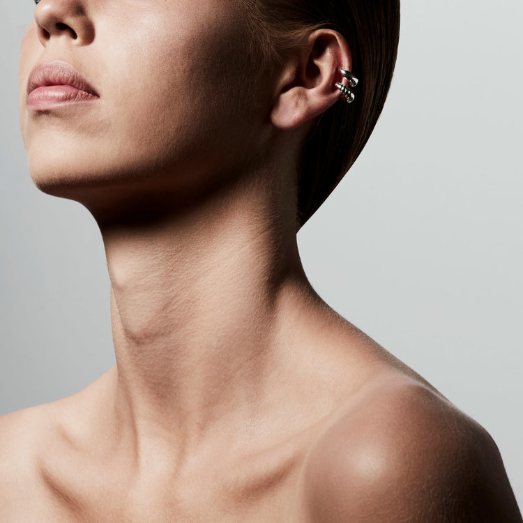 Pilgrim Jewellery Helga Ear Cuff Set Silver