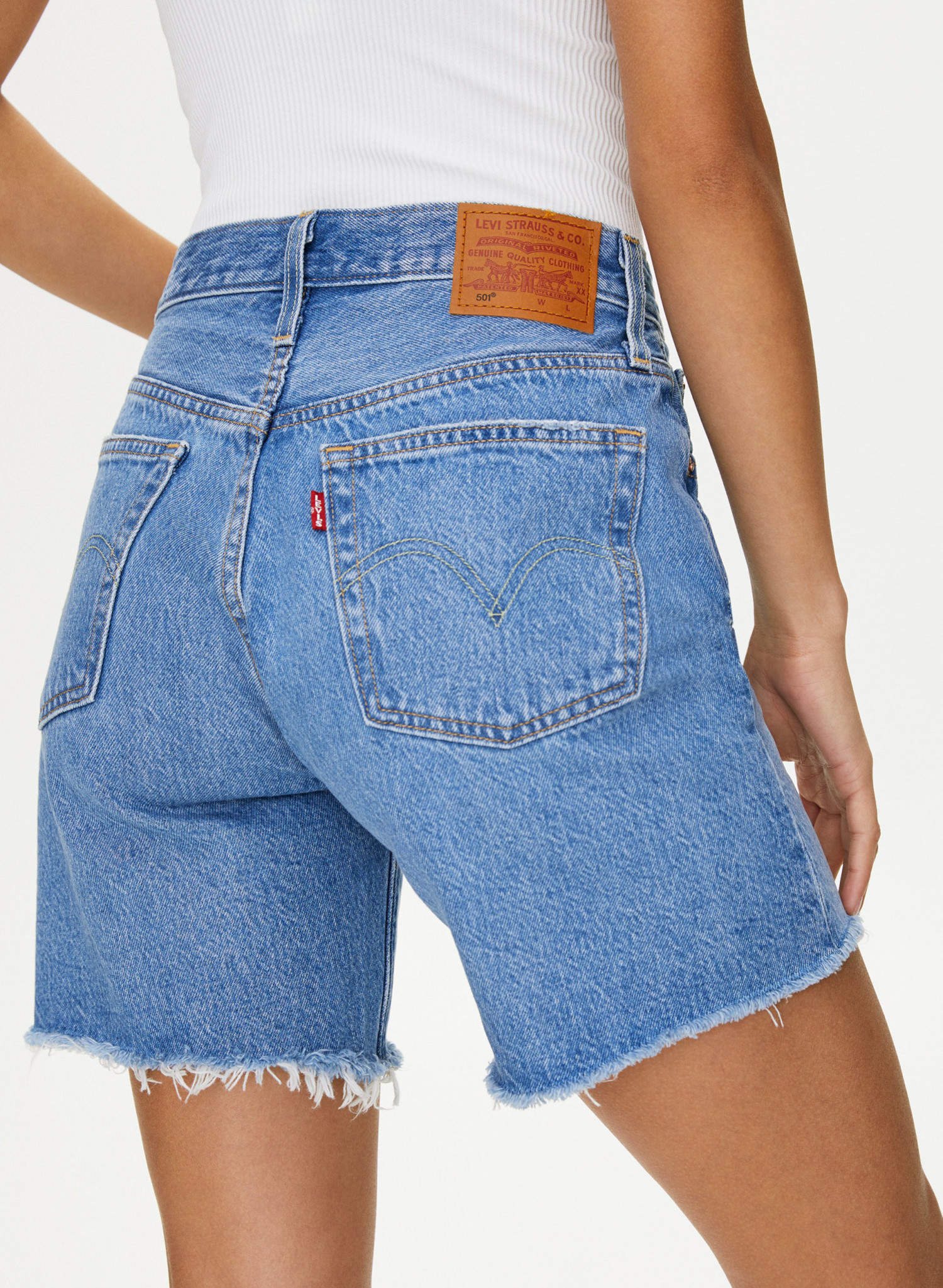 Levi's  501 Mid Thigh Short - Luxor Street - Tryst Boutique
