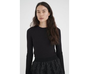InWear  Rudil Open Back Pullover Black - Tryst Boutique
