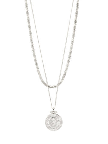 Pilgrim Jewellery Nomad Necklace 2 in 1 Silver