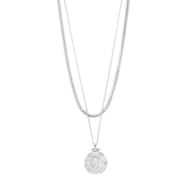 Pilgrim Jewellery Nomad Necklace 2 in 1 Silver