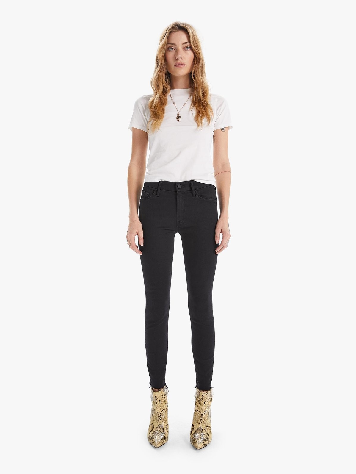 Mother Denim Looker Ankle Fray Not Guilty Tryst Boutique