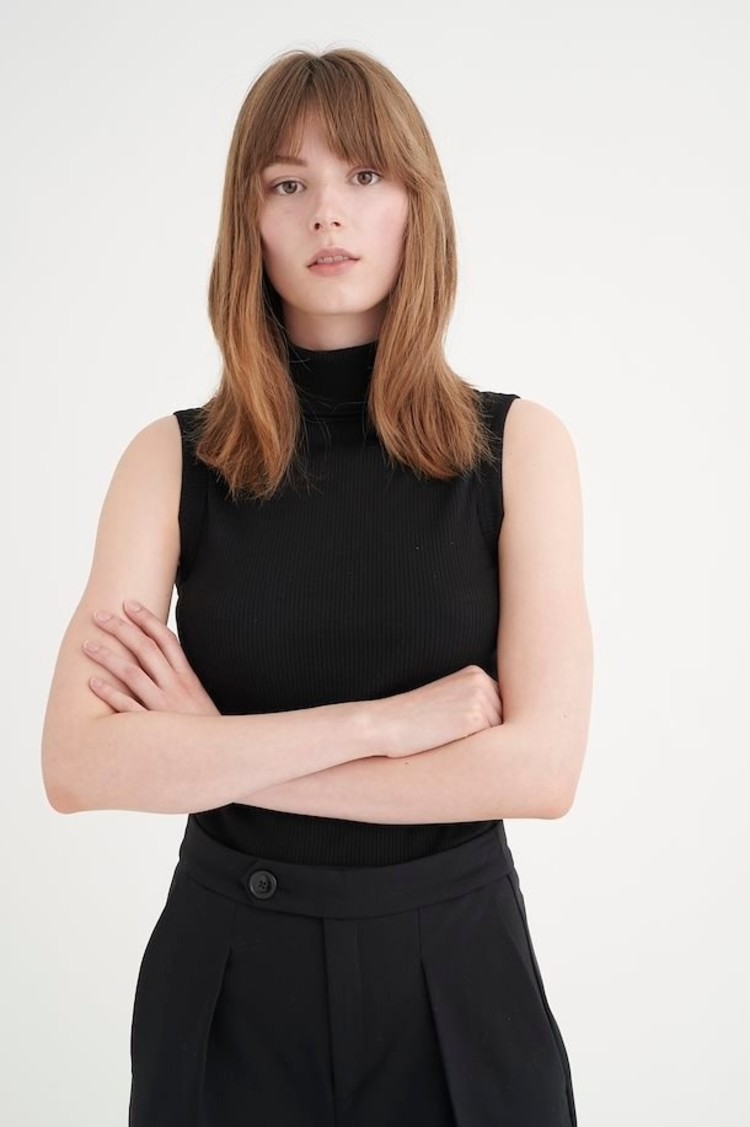 InWear Dagnal Rollneck Top Black