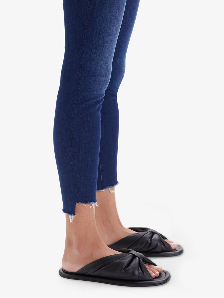 MOTHER Stunner Zip Ankle Fray - Cross Your Fingers