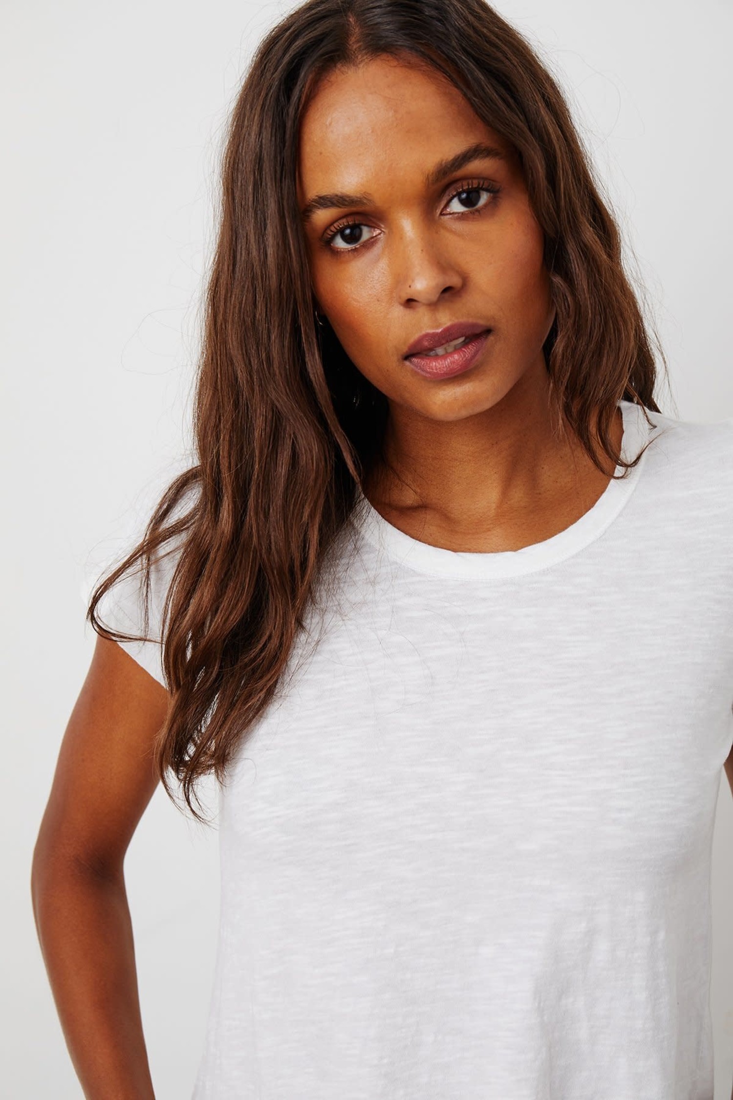 Velvet | Tilly Crew Neck Tee White 