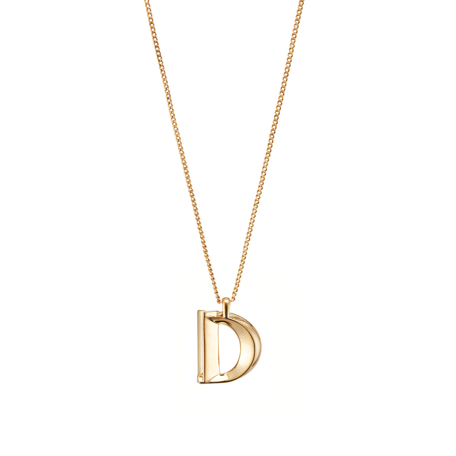 Jenny Bird | Monogram Necklace Letter D 
