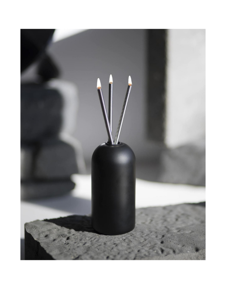 Everlasting Candle Company Candle Sticks 3 Pack Silver