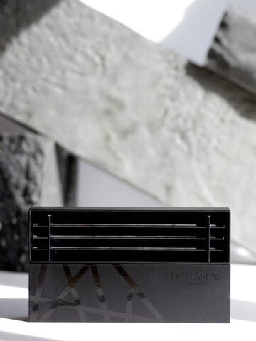 Everlasting Candle Company Candle Sticks 3 Pack Black