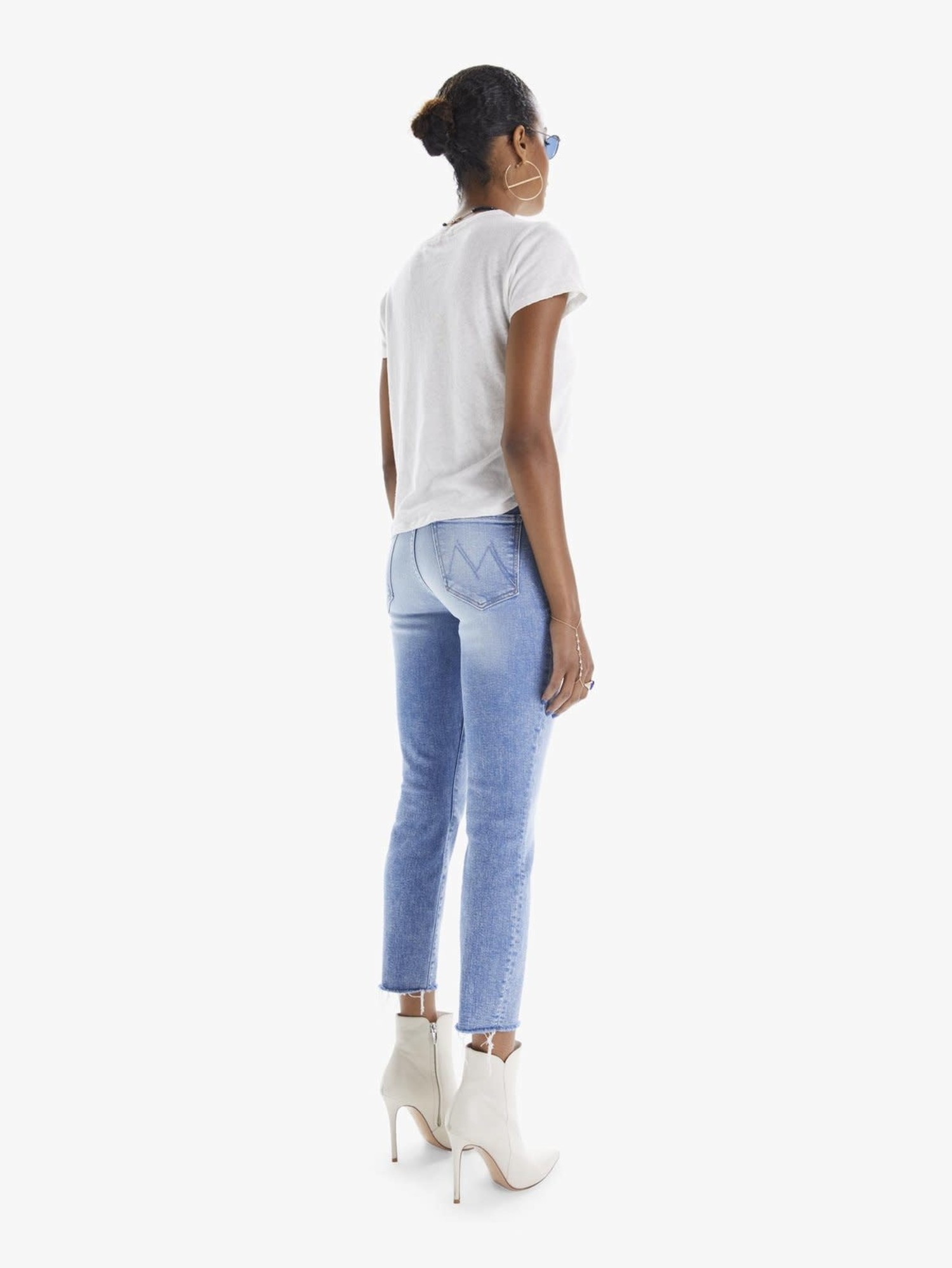 High Waisted Looker Ankle Fray 