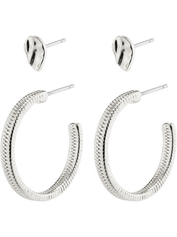 Pilgrim Jewellery Optimism Earring Set Silver