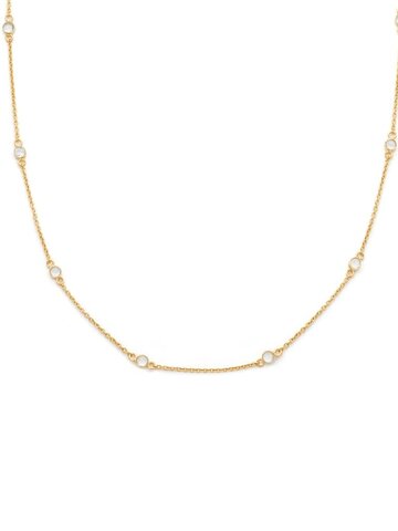 Leah Alexandra Floatesse Necklace White