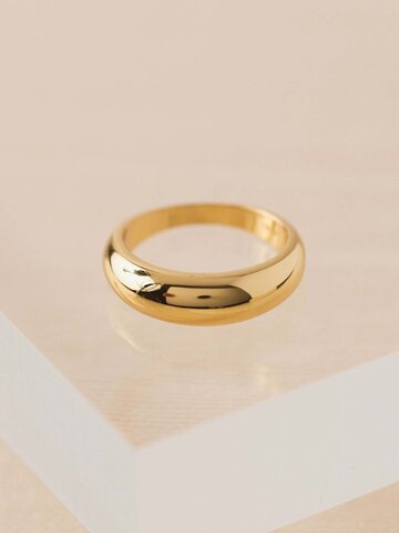 Demi-Fine Dome Ring Gold