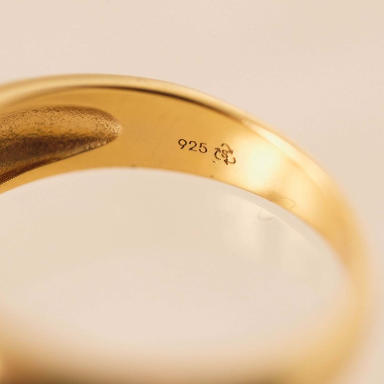 Demi-Fine Dome Ring Gold