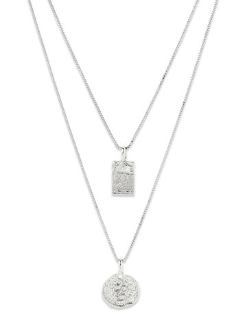 Pilgrim Jewellery Valkyria 2 in 1 Necklace Silver