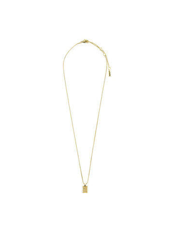 Pilgrim Jewellery Jemma Square Pendant Necklace Gold