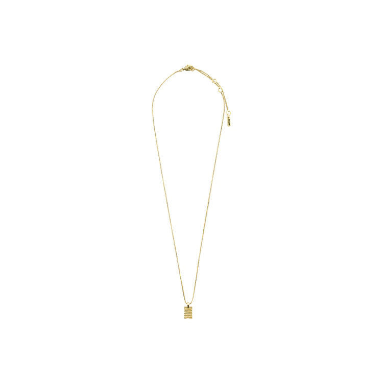 Pilgrim Jewellery Jemma Square Pendant Necklace Gold
