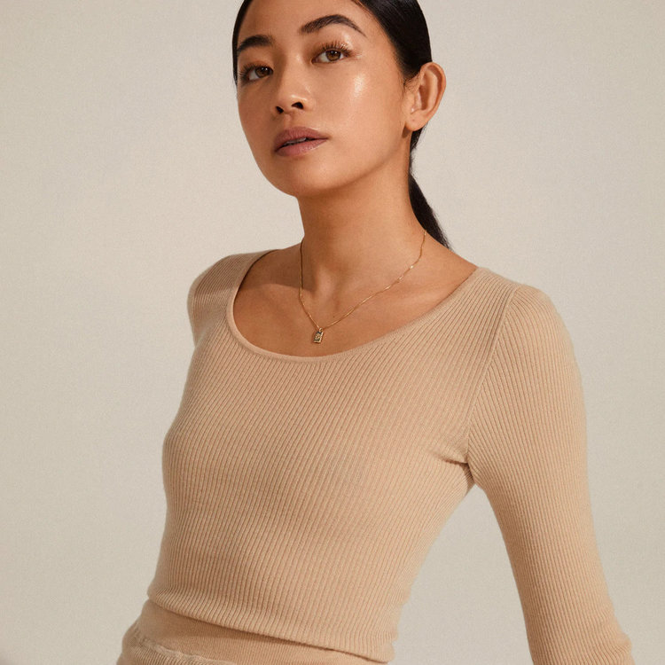 Pilgrim Jewellery Jemma Square Pendant Necklace Gold