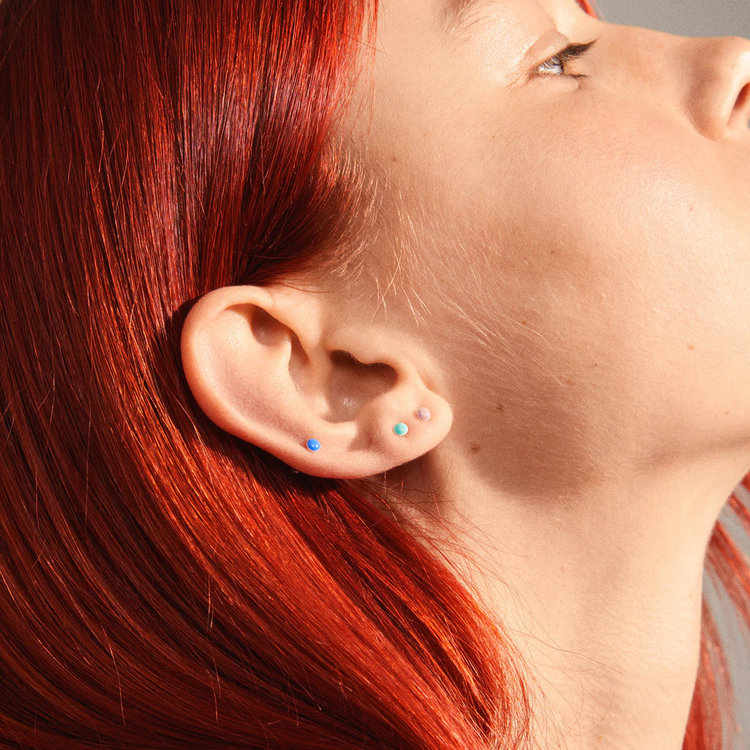 Pilgrim Jewellery Feodora Multi Micro Earrings Silver