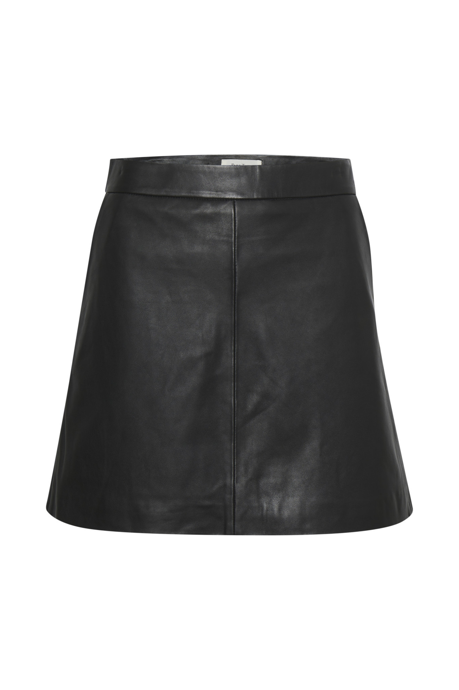 Leather-Like Mini Skirt, 16.5 curated on LTK