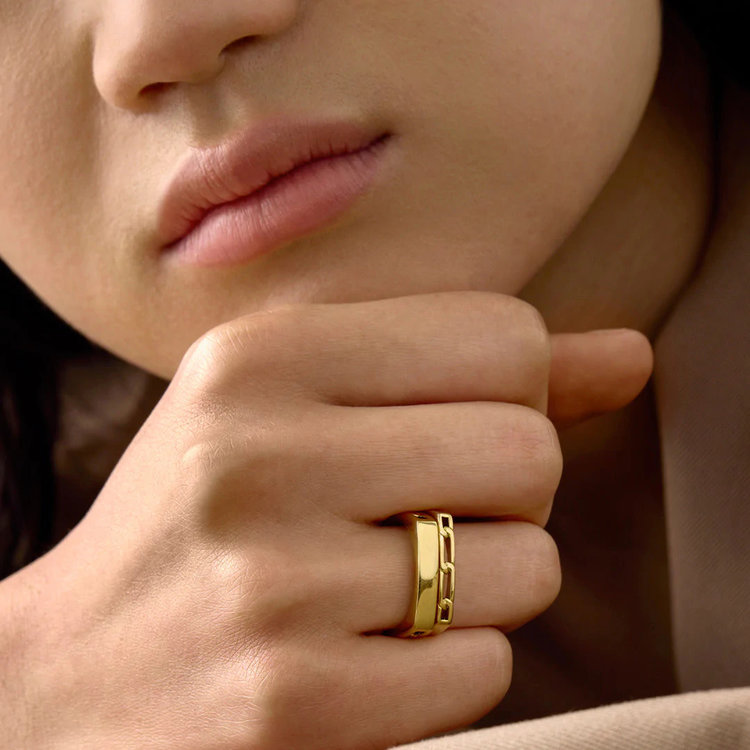 Jenny Bird Brady Ring Set Gold