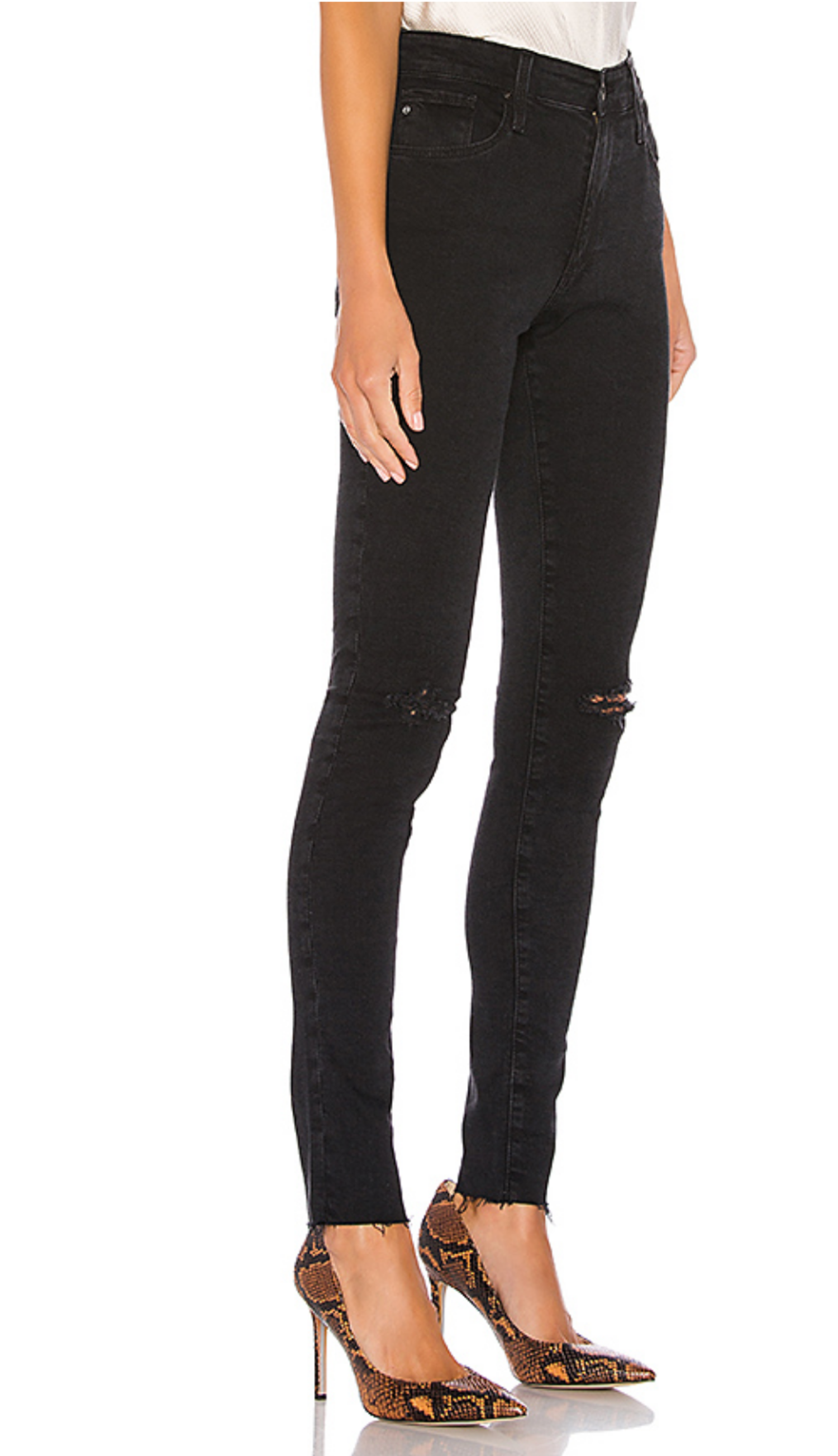 Womens Farrah Skinny Ankle Blue Above at AG Jeans Official Store