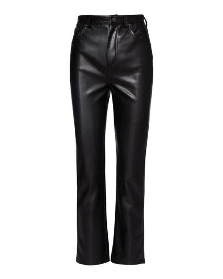 Steve Madden Josie Faux Leather Pant Black