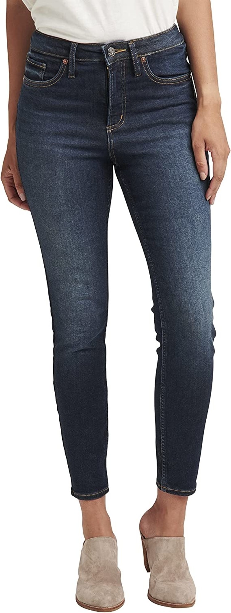 Silver For Us Infinite High Rise Skinny - Indigo