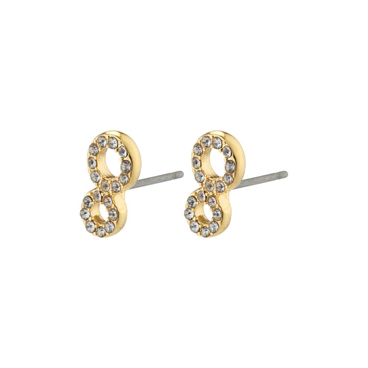 Pilgrim Jewellery ROGUE Recycled Crystal Earring Gold