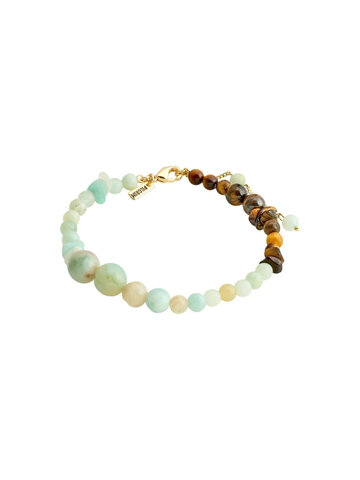 Pilgrim Jewellery Soulmates Bracelet Tiger Eye/Amazonite