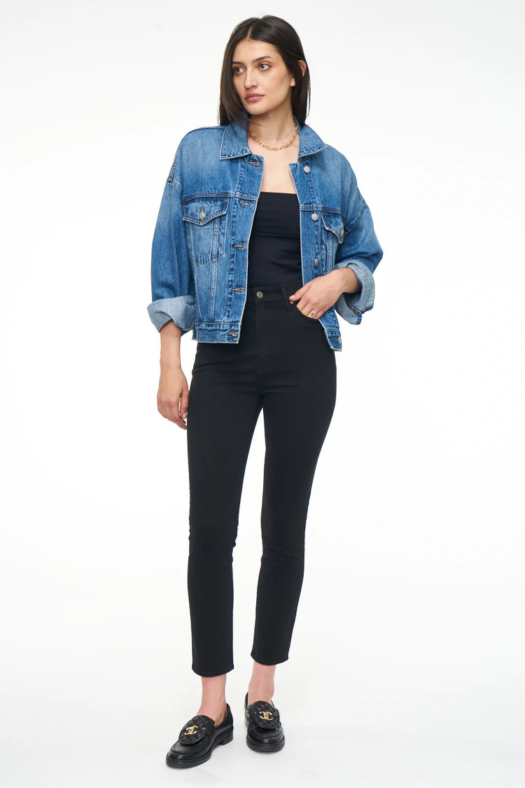 Pistola Kate High Rise Slim Straight Pant - Jasper