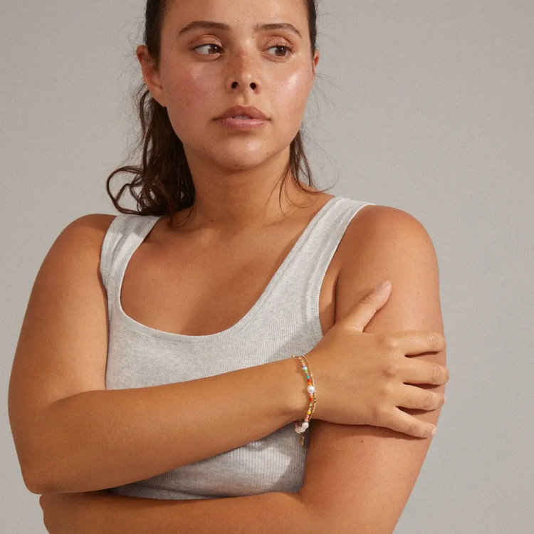 Pilgrim Jewellery MSF 2-in-1 Pearl Bracelet Set Gold