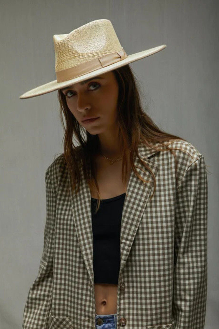 Brixton Jo Straw Rancher Natural/Beige