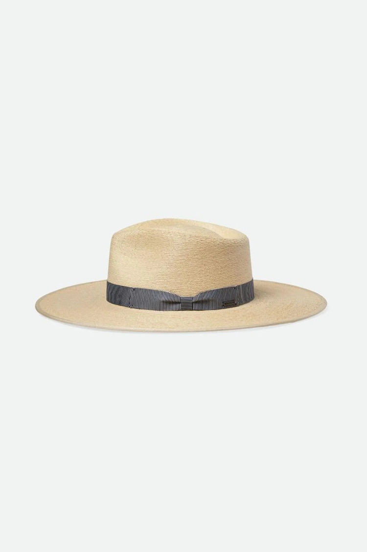 Brixton Jo Straw Rancher Natural/Black/White