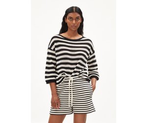 Armed Angels RATHAA Striped Sweater Black/Off White