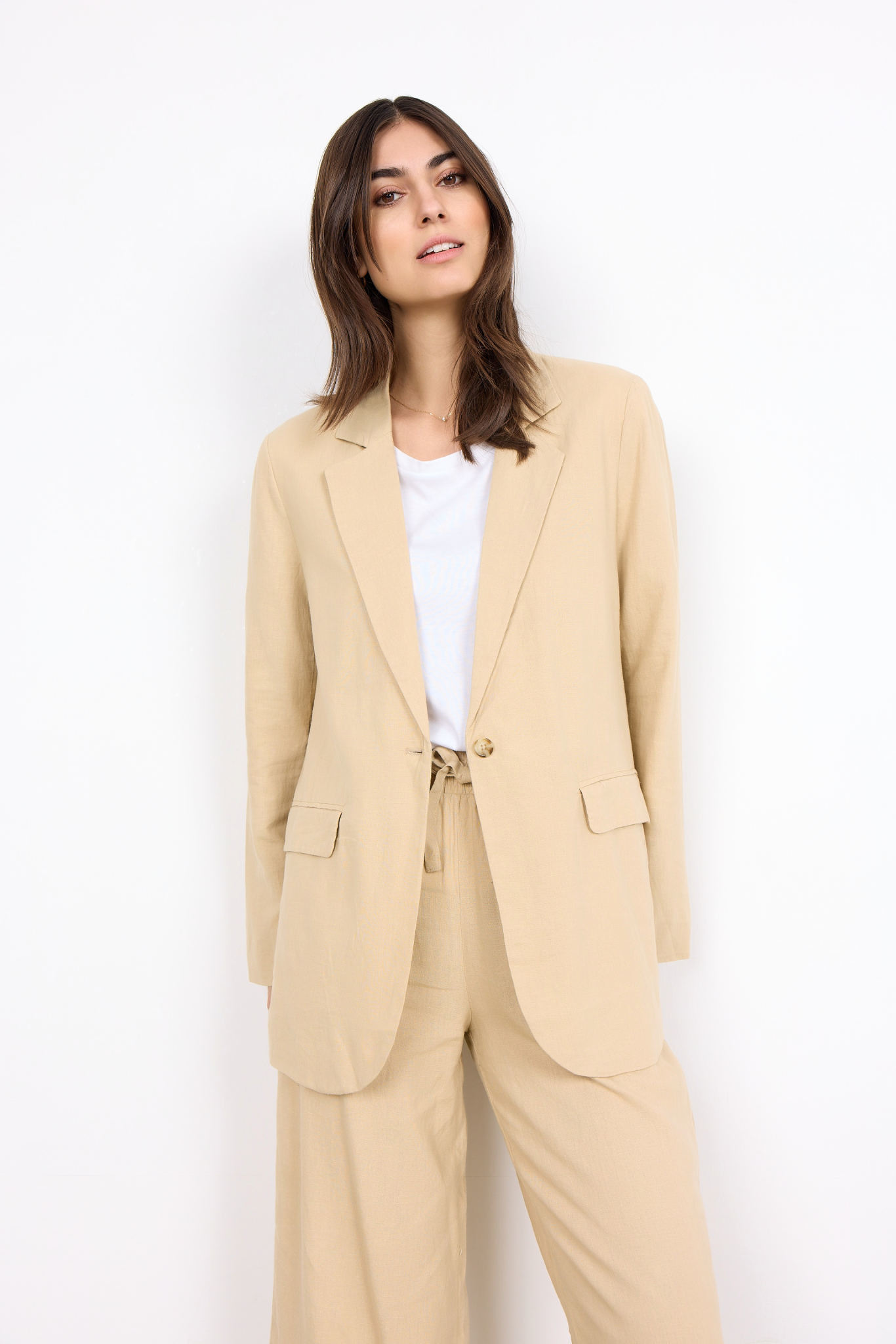 Soyaconcept | Ina 42 Blazer Sand - Tryst Boutique