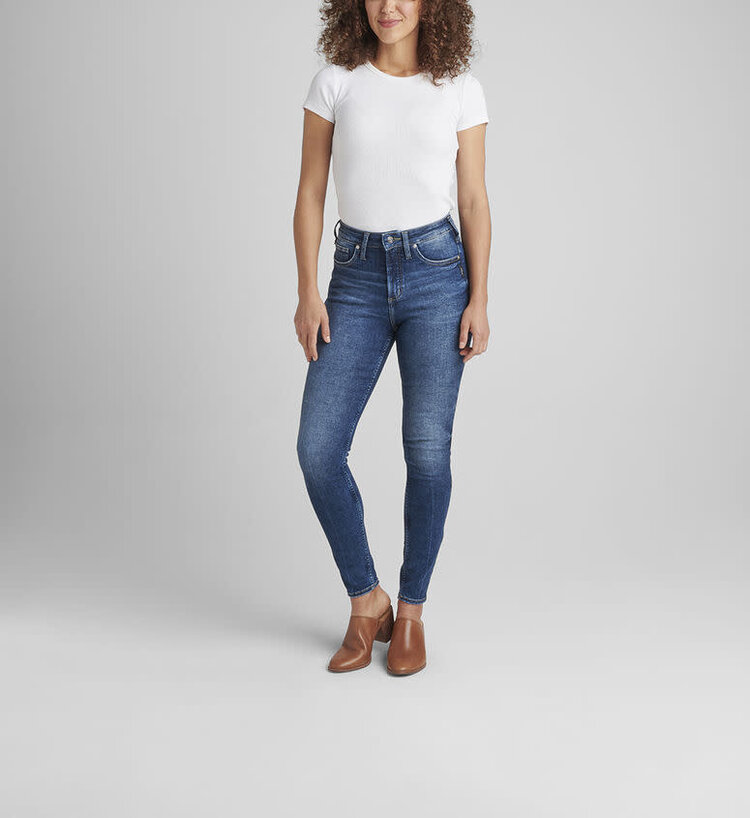 Silver For Us Infinite High Rise Skinny - Indigo