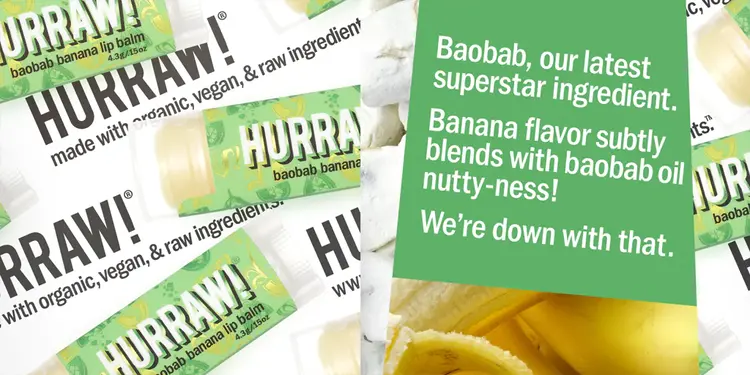Hurraw Lip Balm Baobab Banana