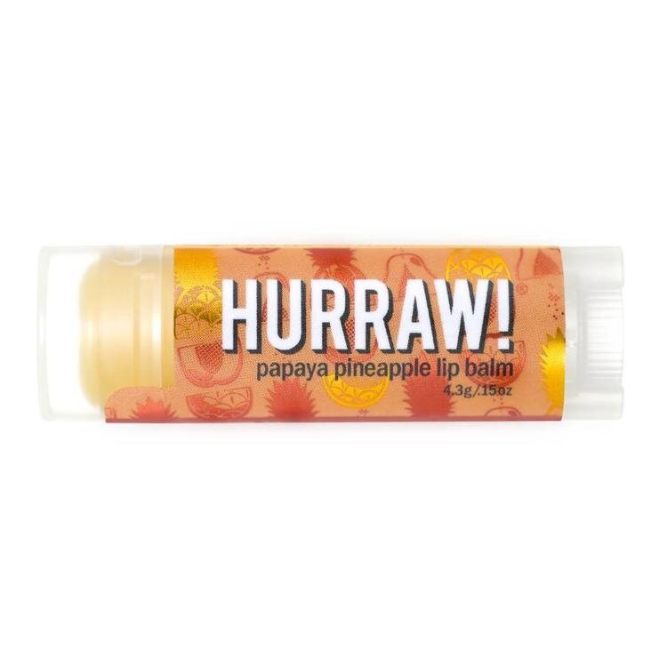 Hurraw Lip Balm Papaya Pineapple