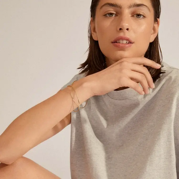 Pilgrim Jewellery Care Recycled Bangles Gold