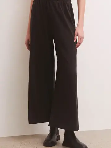 ZSupply Scout Cotton Jersey Flare Pant Black