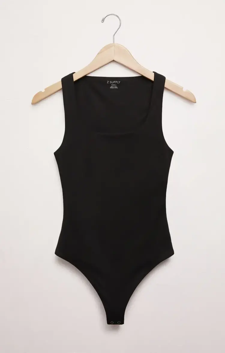 ZSupply Alana So Smooth Bodysuit Black