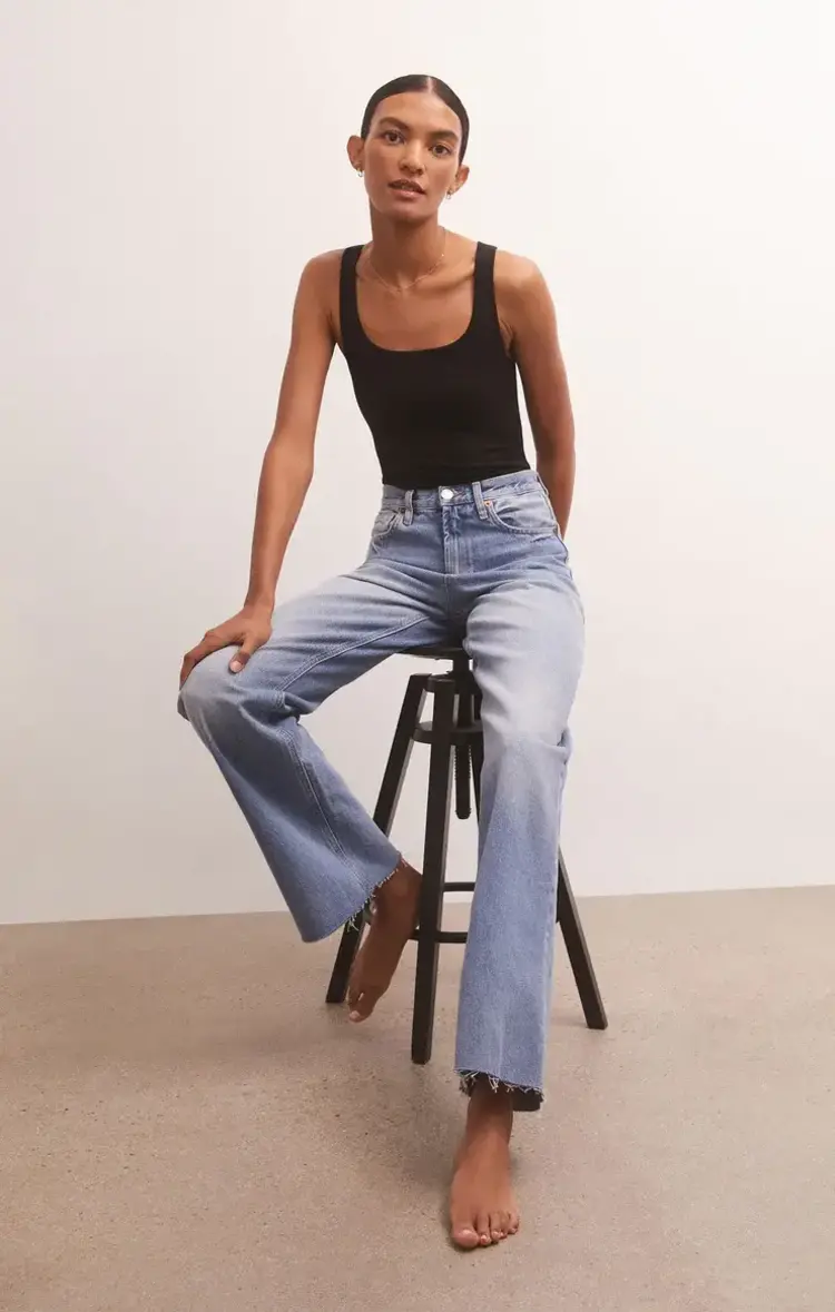 ZSupply Alana So Smooth Bodysuit Black