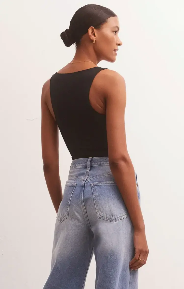 ZSupply Alana So Smooth Bodysuit Black