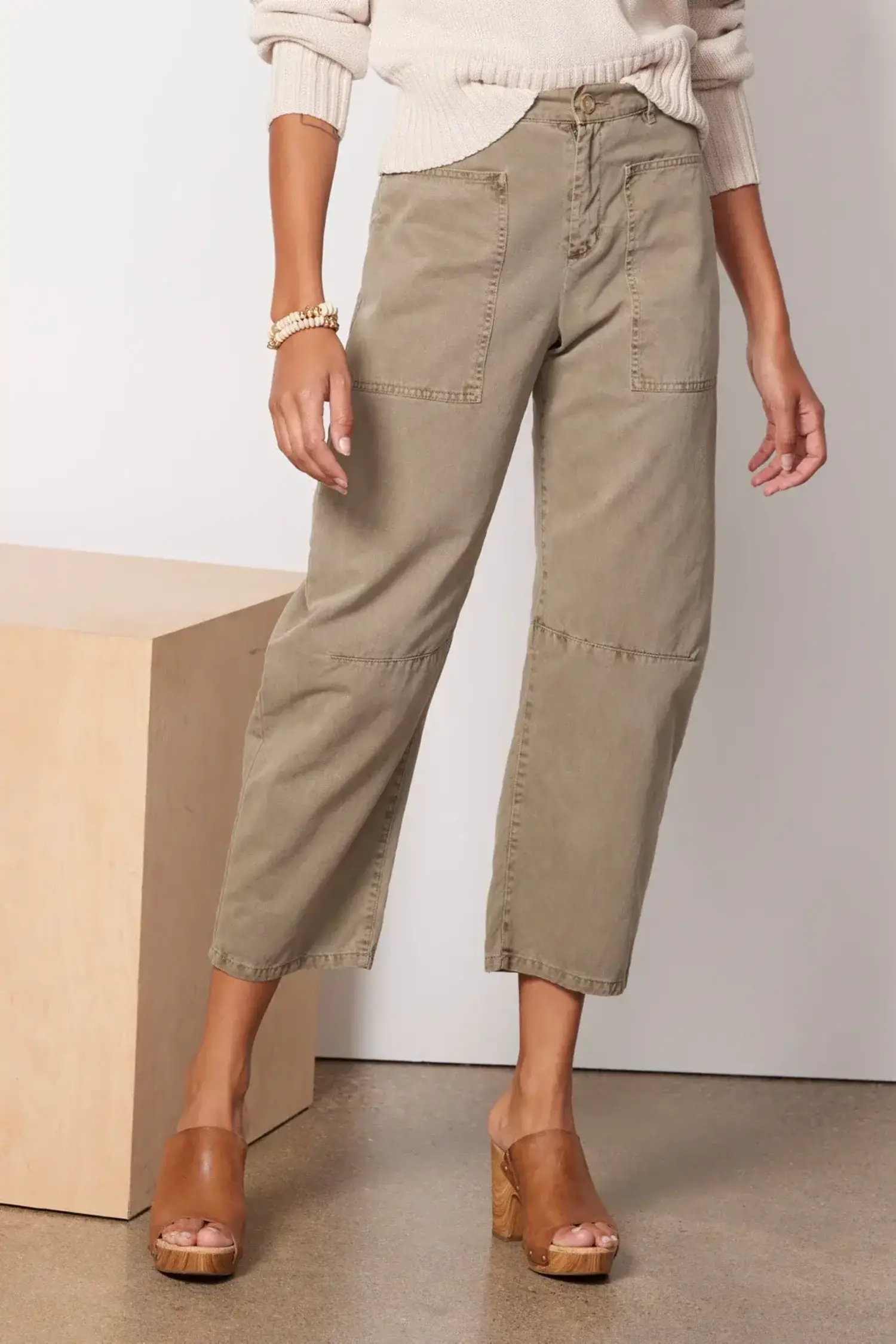 Velvet  Brylie Sanded Twill Pant Pike - Tryst Boutique