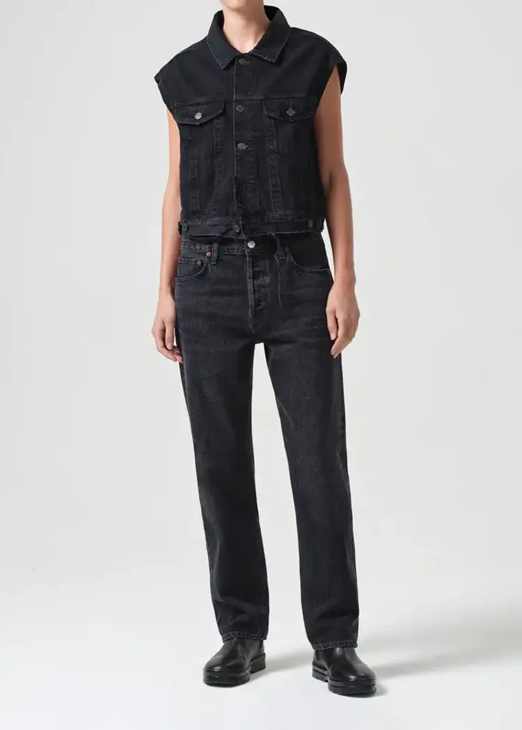 Agolde Charli Vest in Jagged