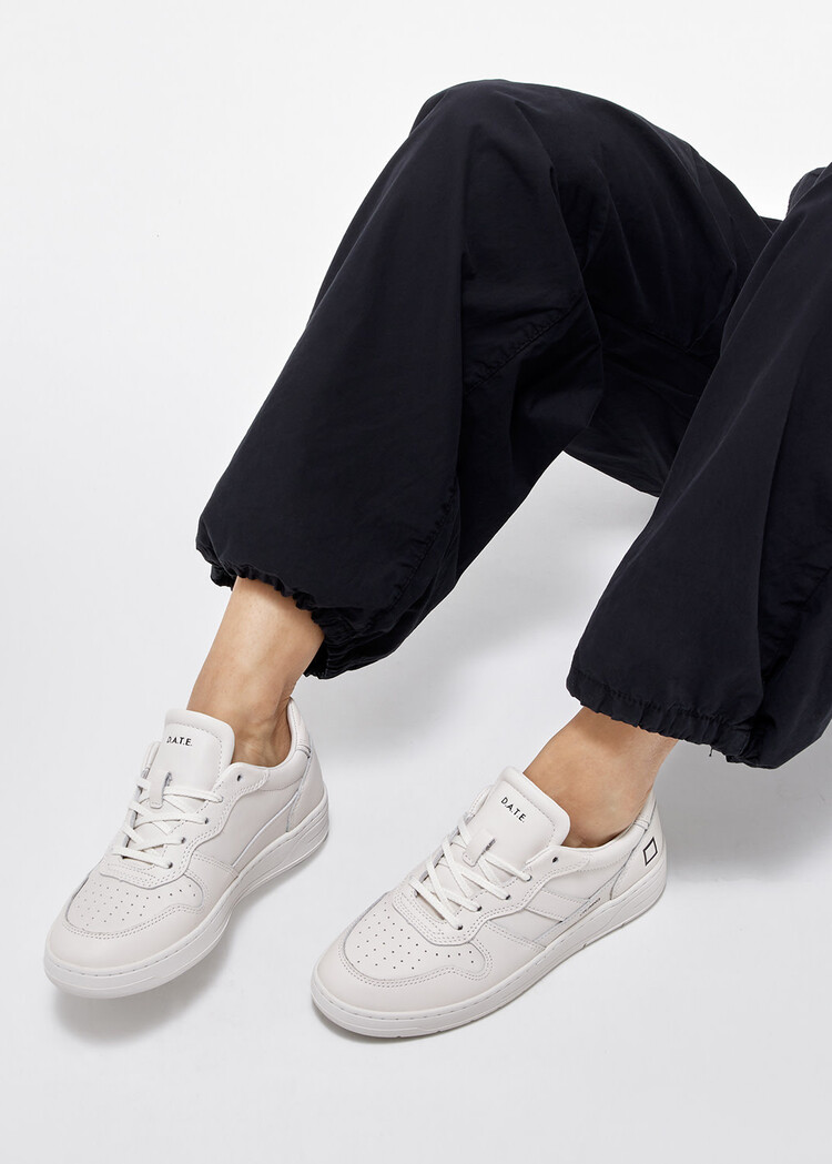D.A.T.E Court 2.0 Mono Sneakers Ivory