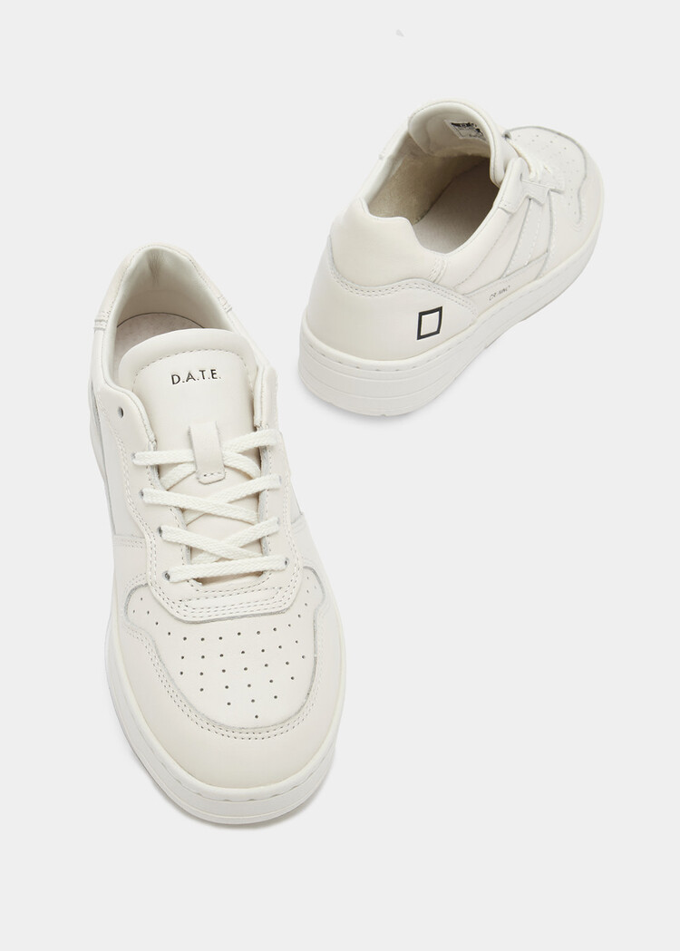 D.A.T.E Court 2.0 Mono Sneakers Ivory