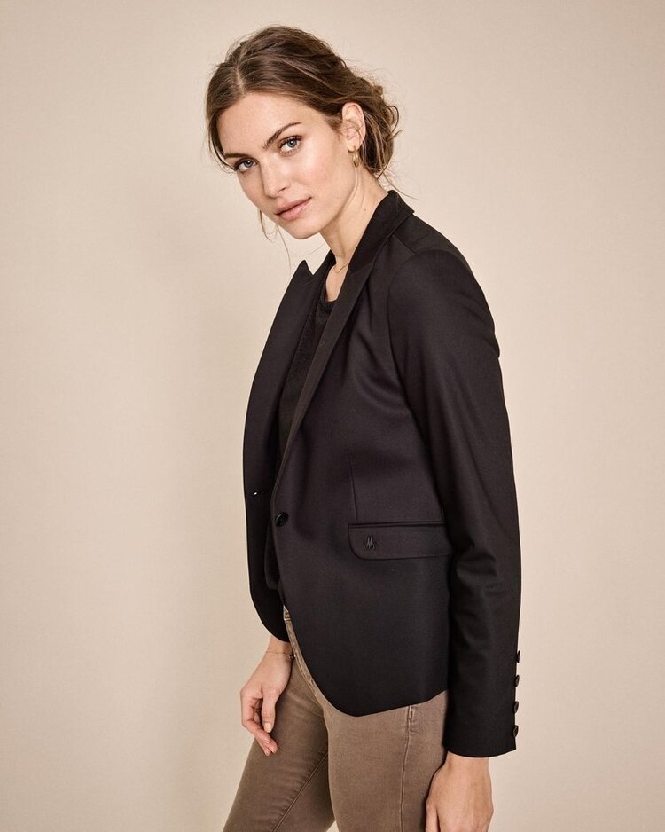 Mos Mosh Blake Night Blazer Black
